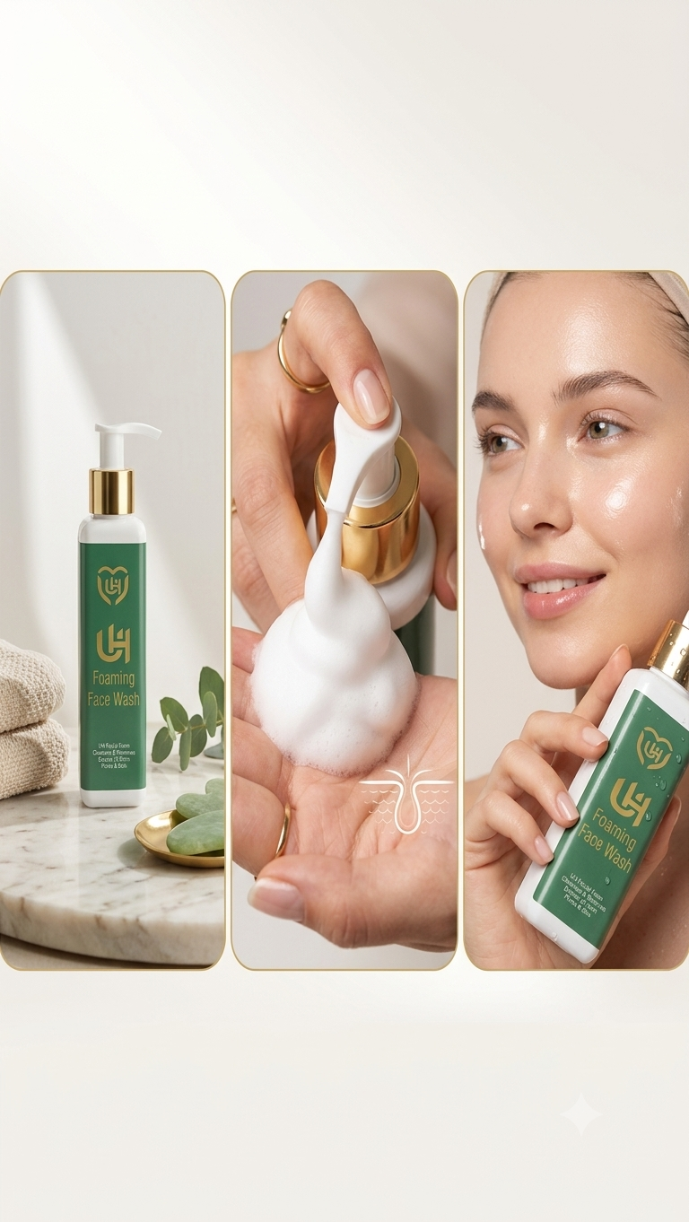 UH Foaming Face Wash – Deep Cleansing Facial Foam for Oil Control