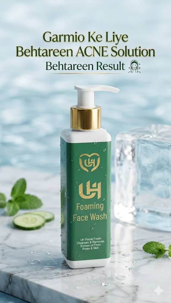 UH Foaming Face Wash – Deep Cleansing Facial Foam for Oil Control